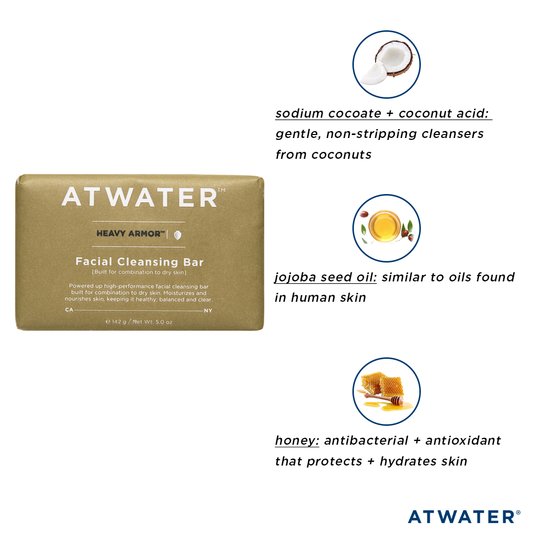 Atwater Skincare Heavy Armor Facial Cleansing Bar