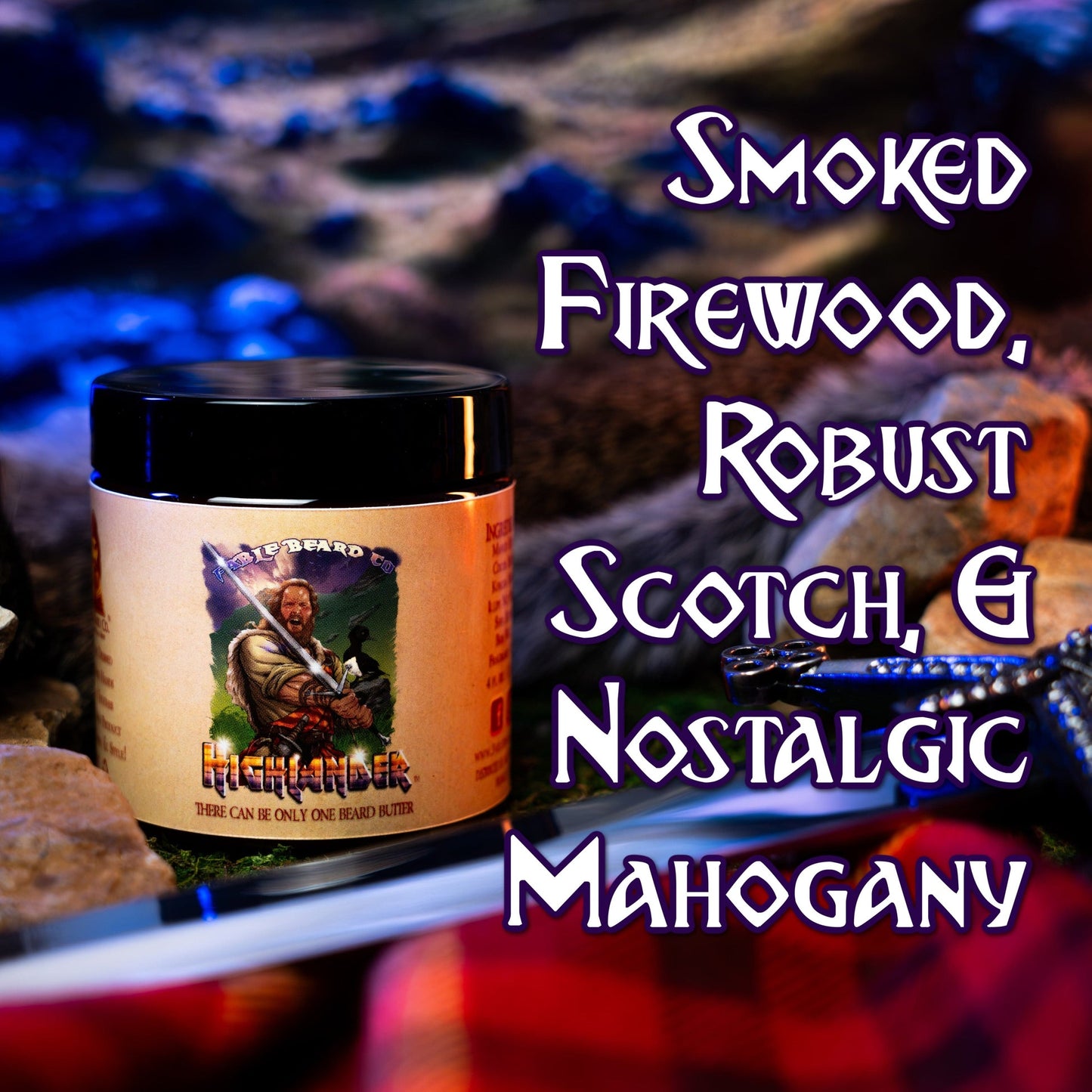 Fable Beard Company The Highlander - Beard Butter - Smoked Firewood
