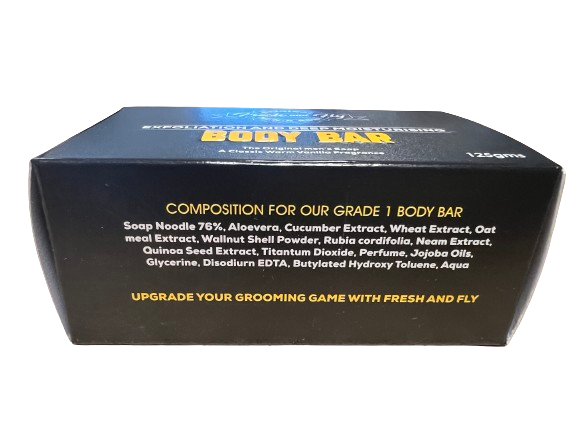 Fresh and Fly Exfoliation And Deep Moisturising Body Bar 125gms