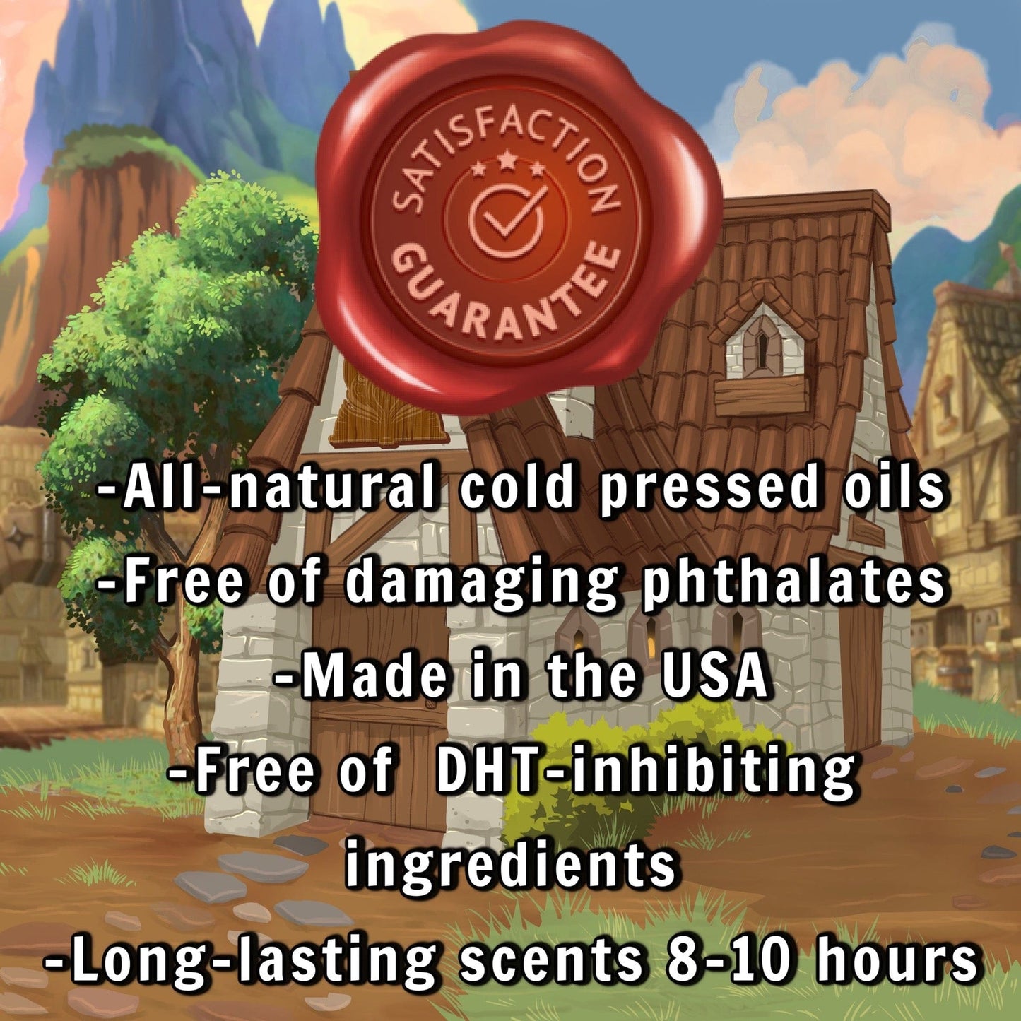 Fable Beard Company The Crusader - Beard Oil - Ancient Citrus Musk, Lavender Soaked Sandalwood, and Eucalyptus Spice