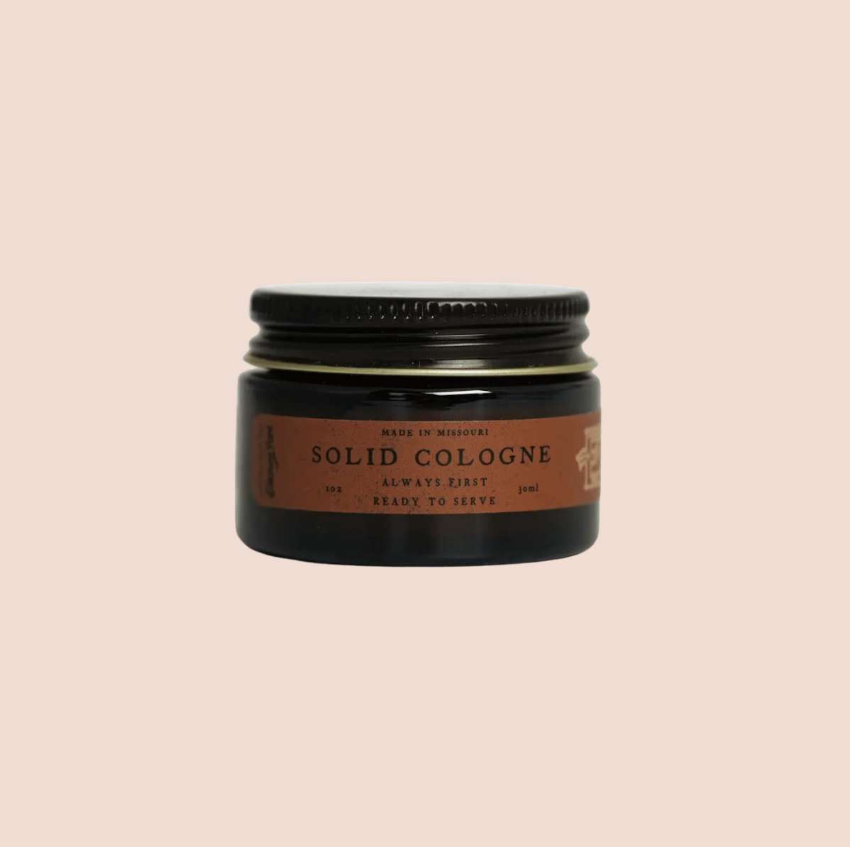 American Heritage Solid Cologne Jar - Red Label