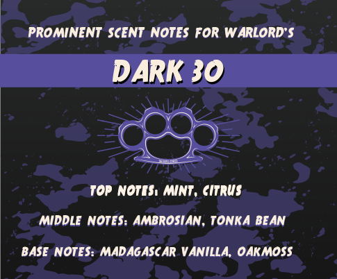 Warlord Dark 30 Beard Oil: 1 oz