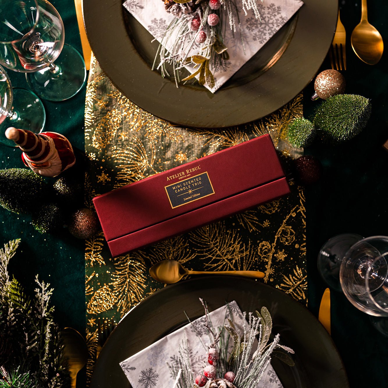 Atelier Rebul Limited Edition Scented Candle Trio Set