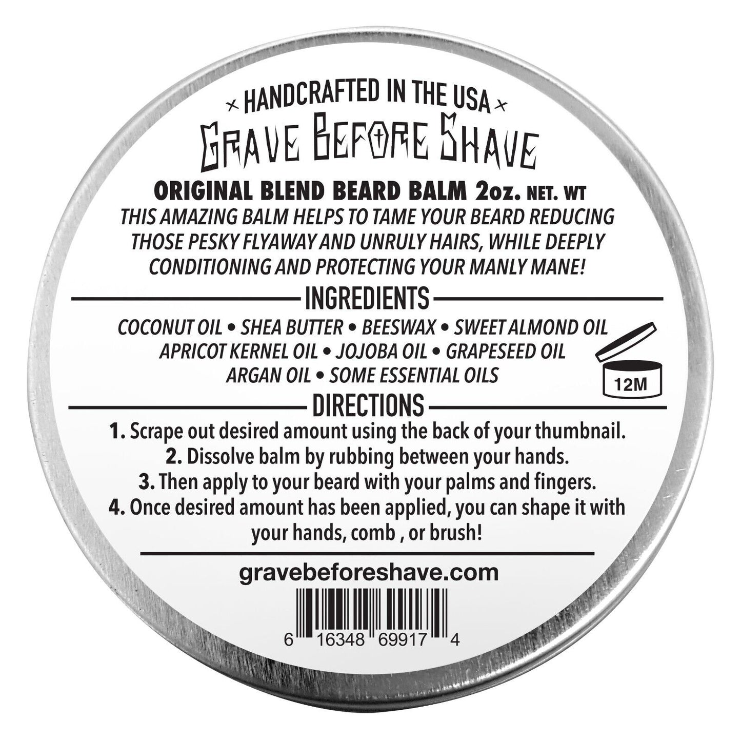 Grave Before Shave Beard Balm The Original