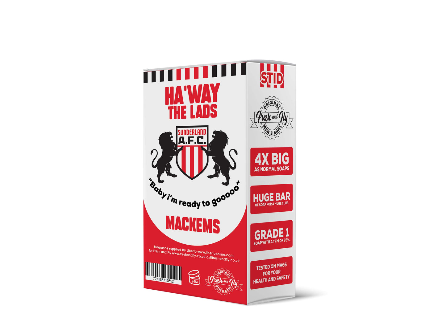 Sunderland Fresh And Fly Mens Soap