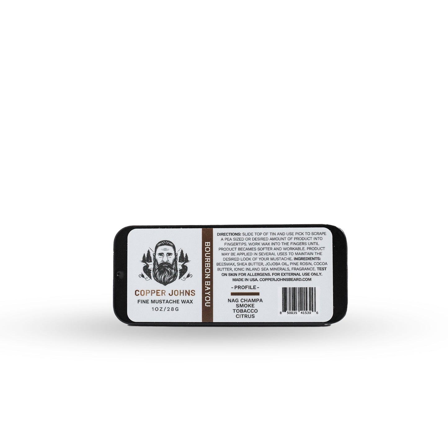 Bourbon Bayou Strong Hold Mustache Wax - Fresh and Fly