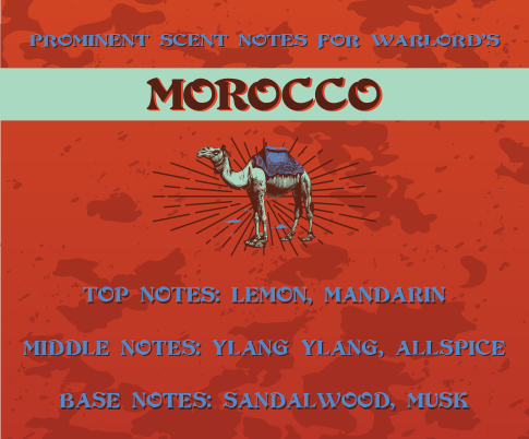 Warlord Morocco Beard Oil: 1 oz.