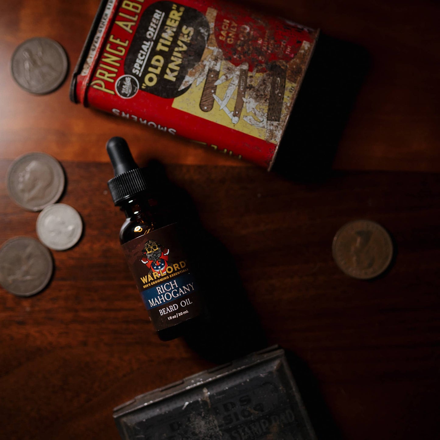 Warlord Rich Mahogany Beard Oil: 1 oz.