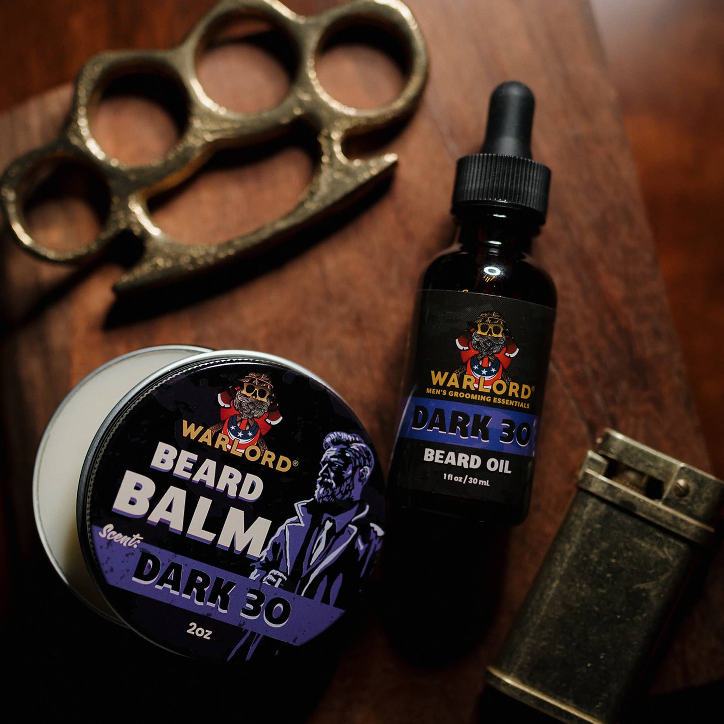 Warlord Dark 30 Beard Oil: 1 oz