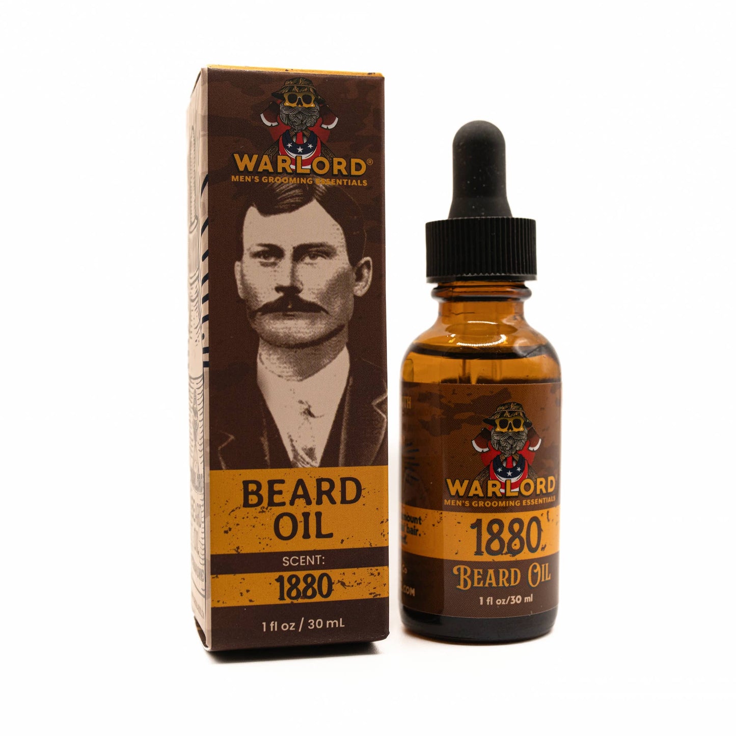 Warlord 1880 Beard Oil: 1 oz.