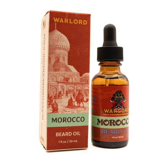Warlord Morocco Beard Oil: 1 oz.