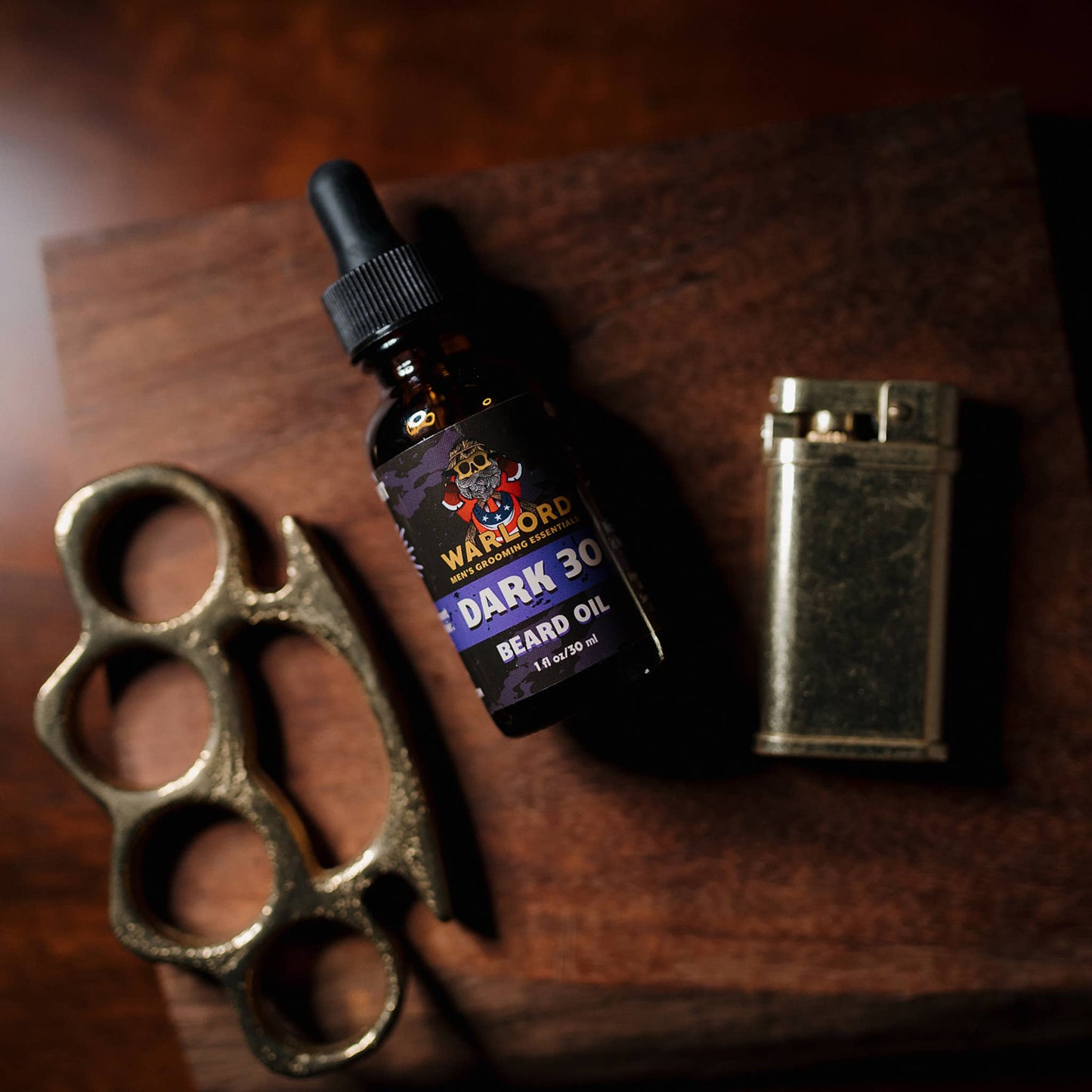 Warlord Dark 30 Beard Oil: 1 oz