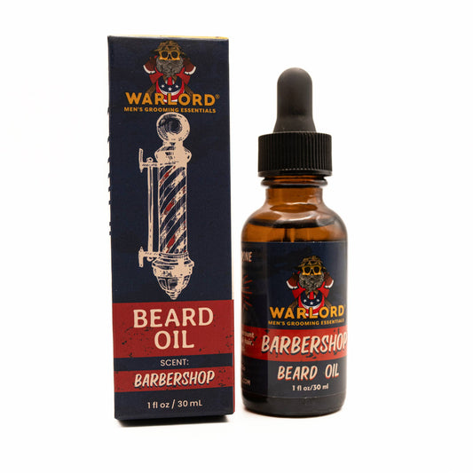Warlord Barbershop Beard Oil: 1 oz.