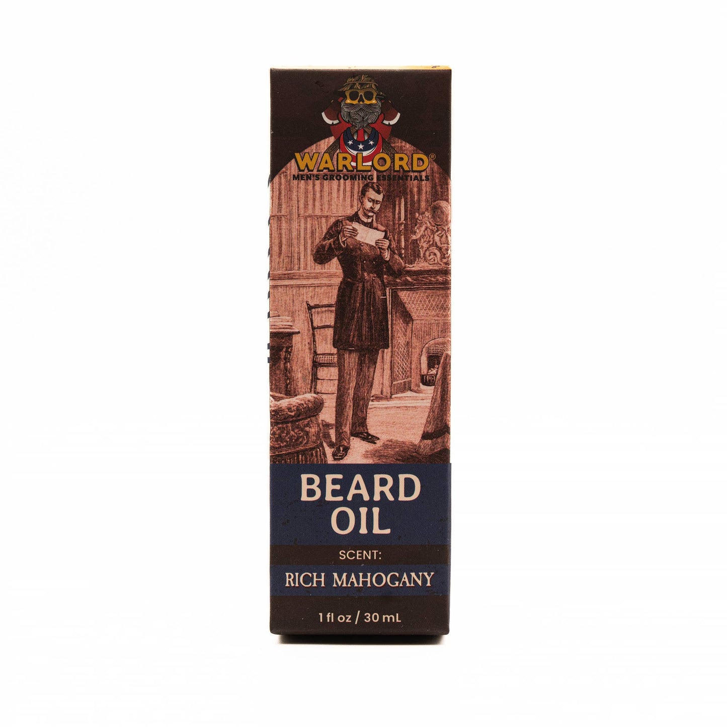 Warlord Rich Mahogany Beard Oil: 1 oz.