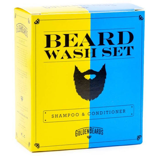 Beard Wash Set (Conditioner + Shampoo) - Golden Beards