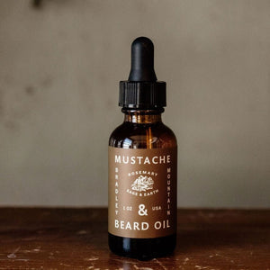 Bradley Mountain Mustache & Beard Oil - Rosemary & Sage