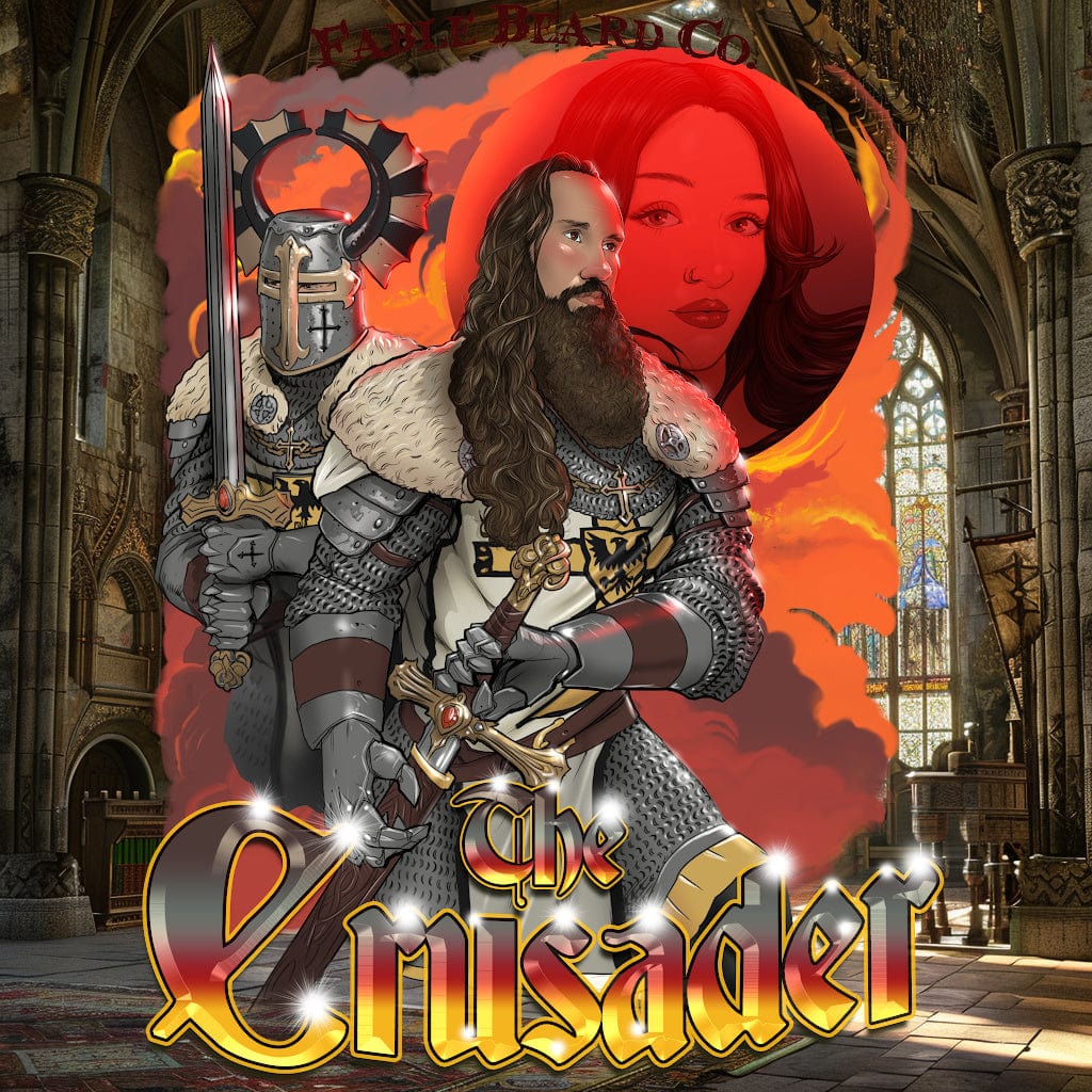Fable Beard Company The Crusader - Beard Oil - Ancient Citrus Musk, Lavender Soaked Sandalwood, and Eucalyptus Spice