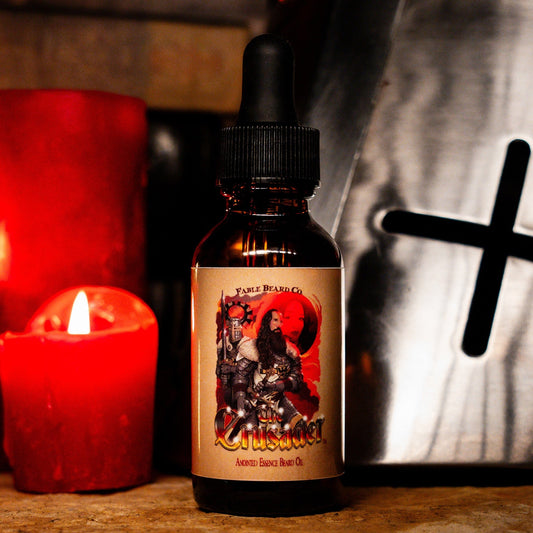 Fable Beard Company The Crusader - Beard Oil - Ancient Citrus Musk, Lavender Soaked Sandalwood, and Eucalyptus Spice