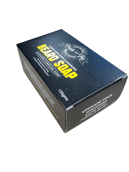 Fresh and Fly Beard Bar Activiated Charcoal Soap 125gms
