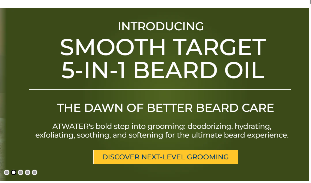 Atwater Skincare Smooth Target 5-in-1 Beard Oil
