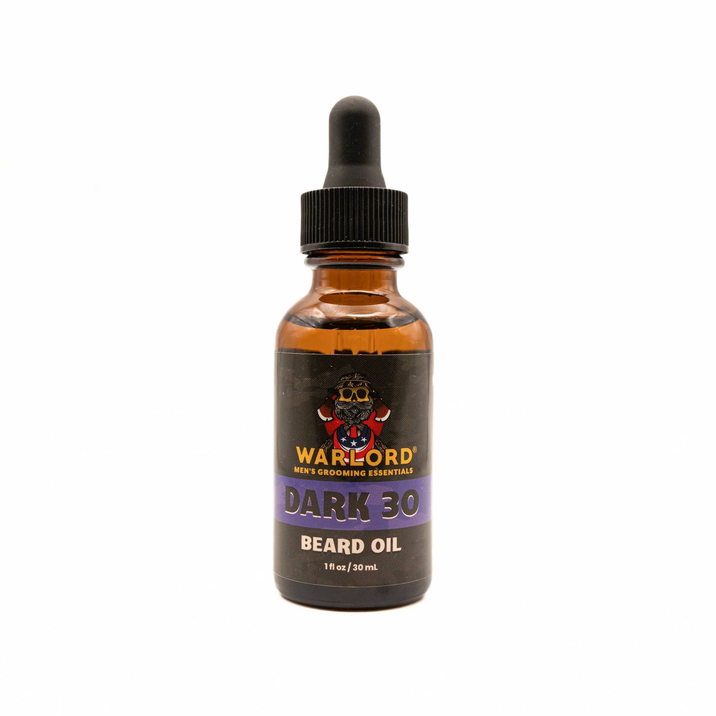 Warlord Dark 30 Beard Oil: 1 oz