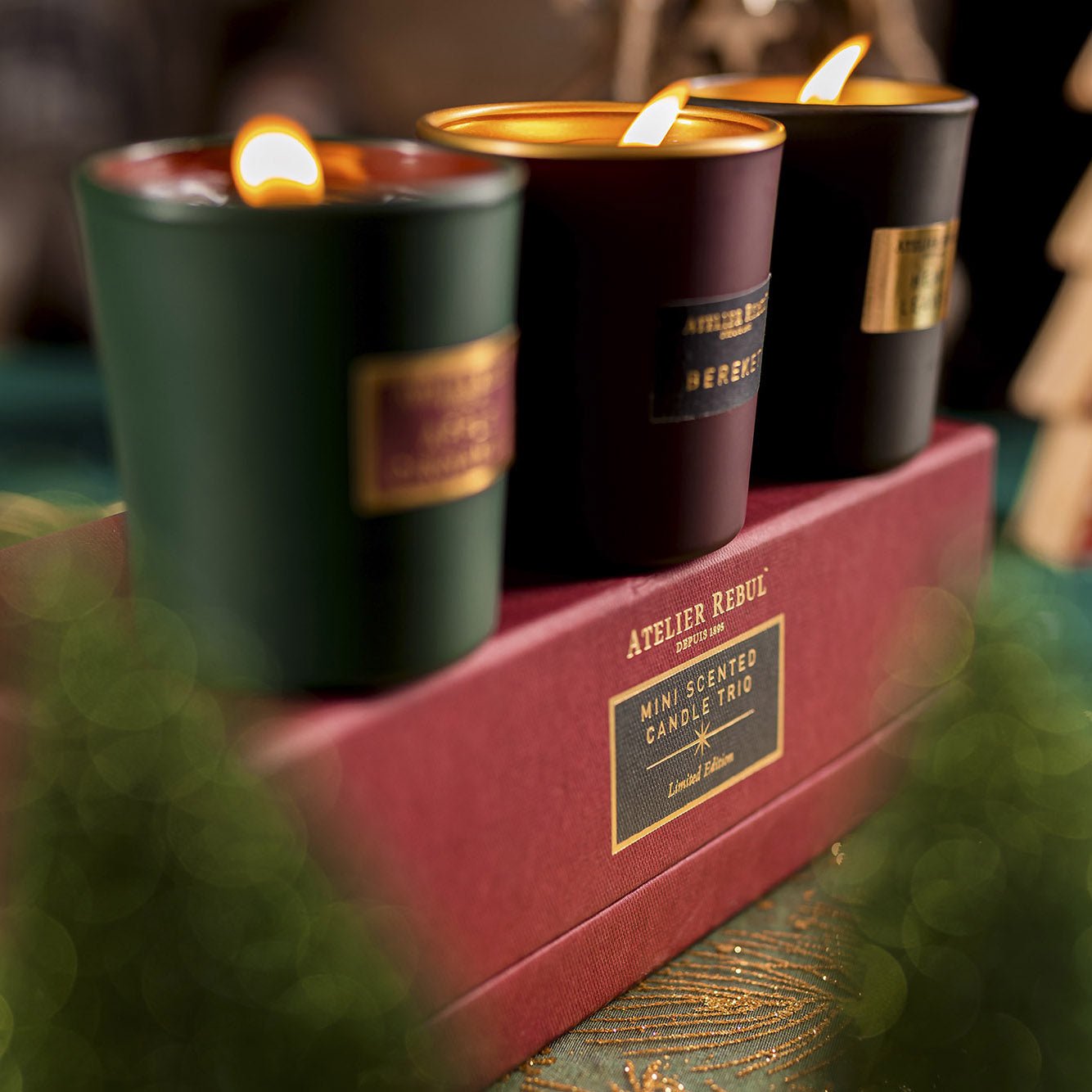 Atelier Rebul Limited Edition Scented Candle Trio Set