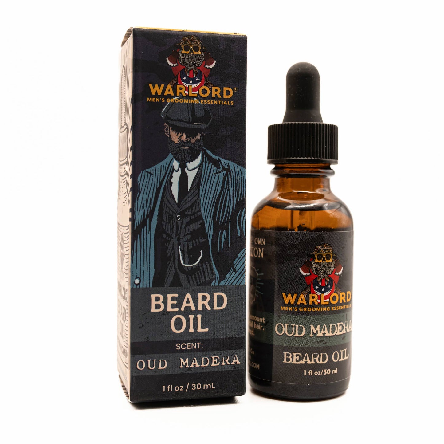 Warlord Oud Madera Beard Oil: 1 oz