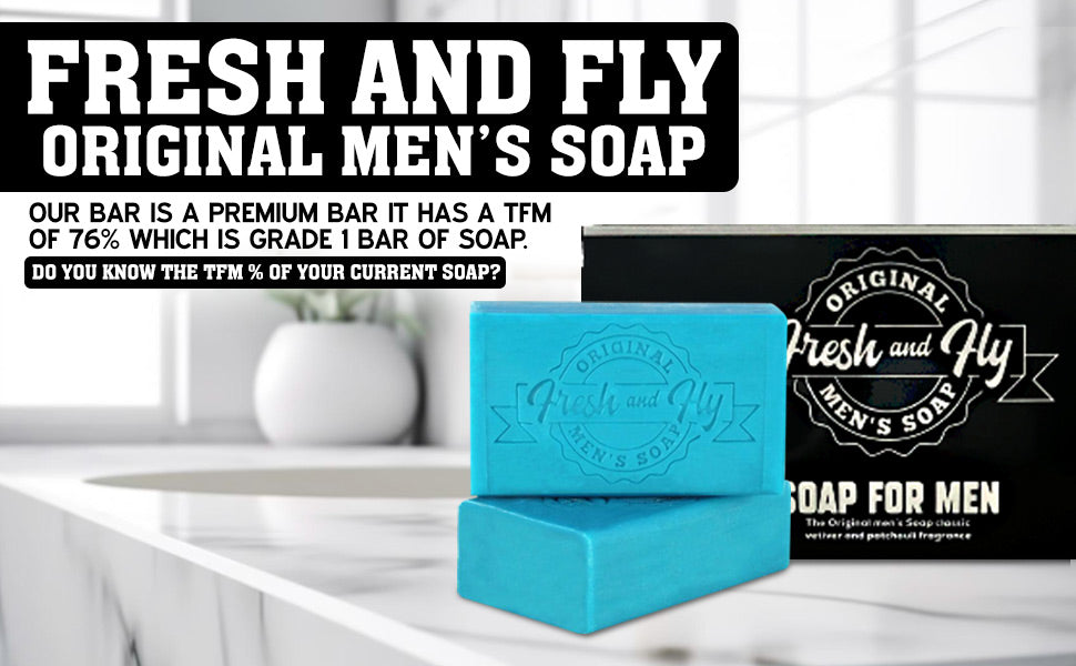 Fresh and Fly Signature Soap Vetiver and patchouli 300gms