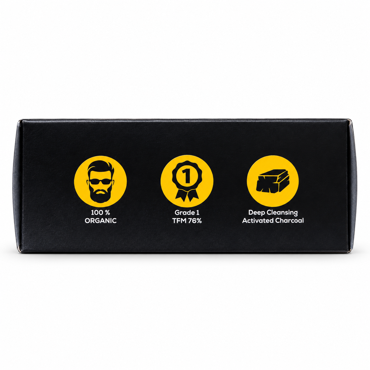 Fresh and Fly beard soap packaging side panel