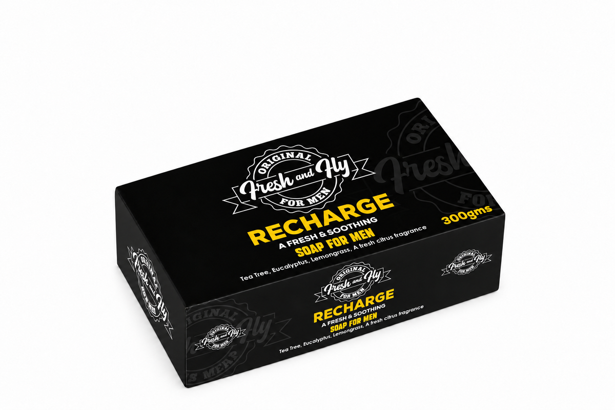Fresh and Fly Recharge soap 300 g box lying flat