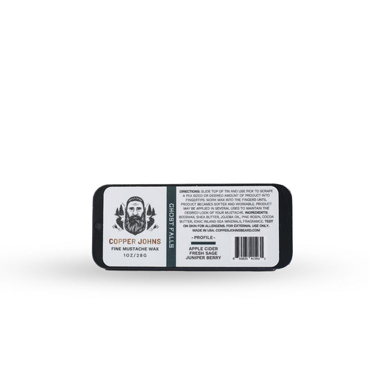 Ghost Falls Strong Hold Mustache Wax - Fresh and Fly