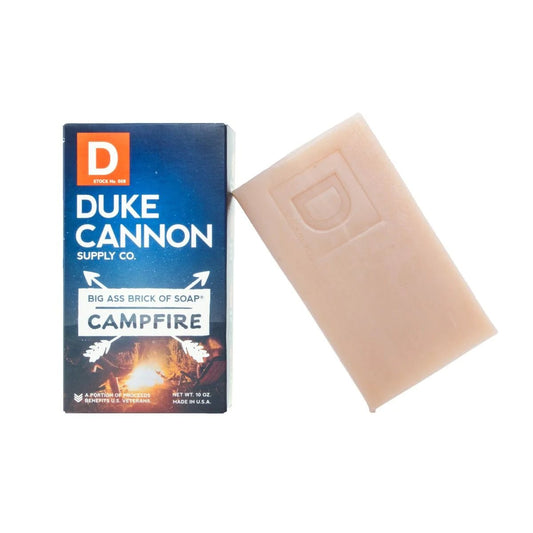 Duke Cannon Big Ass Brick of Soap for Men - Campfire - Fresh Cut Hickory